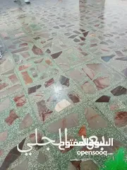  8 جلي جميع انواع البلاط والرخام والجرانيت والسيراميك والمزايكو والبازلت