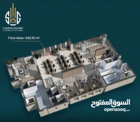  3 متوفر 410م2 للإيجار او للبيع في البالوع