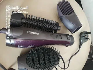  4 فرشاة تصفيف  الشعر من بيبي ليس 1000W واط شغاله 100% استعمال خفيف  Babyliss Pro styling Brush 1000W