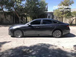  6 هيونداي سوناتا هايبرد 2020 فحص كامل ممشى قليل بحالة الوكالة للبيع بسعر مغري