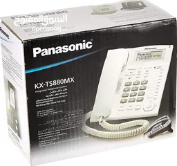 3 تلفون ارضي جهاز هاتف KX-TS880 Panasonic
