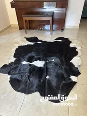 8 سجاد جلد بقر طبيعي معالج ضد البكتيريا
