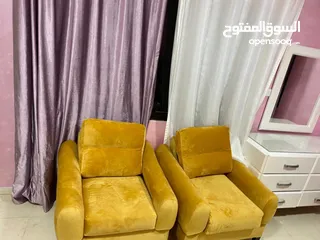  7 شقه مفروشه للايجار في الجبيهه حي الريان طابق ثاني