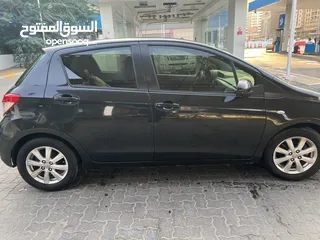  3 Toyota Yaris 2013 at Al Nahda GCC Spec Black color with neat interior and exteriors