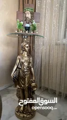  13 تمثال الحاملة الجرة الفخم باللون النحاسي ارتفاع 86 سم