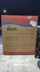  1 Ikon Washing machine 11kg ( غسالة 11 كيلو جديده)