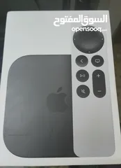  3 جهاز apple tv 4k  الاصدار الاخير من شركة apple ذاكره 128