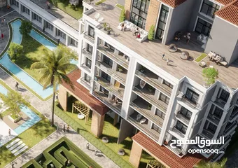  9 للبيع شقة في كمبوند علي التسعين الشمالي PEERAGE  شركة رياض مصر مرحله اولي بالتقسيط يصل إلى 8سنوات في