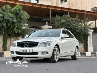  9 مرسيدس بنز C  200 للبيع بحاله الوكاله موديل 2008 بنوراما صنف افنجارد