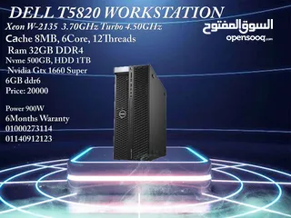  1 DELL T5820 Workstation