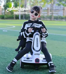 16 ماتور الأطفال المزدوج ( الترند الجديد ) من عمر 1 إلى 5  ماتور مزدوج 6 فولت  متوفر بعدة الوان