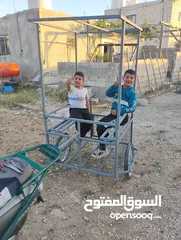 3 عربه سحب للدرجات والسكوترات