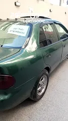  7 اكسنت 1994  خالي قص قلابان  جير عادي مرخصة 19/8/2025كوشوك جديد وجير ماتور نظيف دهان من 65٪لا 70بالمي
