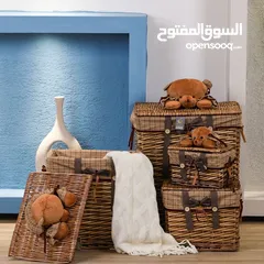  22 تشكيلة سلال القش ولقماش اشي بجنن ومتكتك