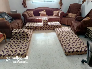  7 مجلس عربي اربع جنابي مع اربع مراكي استخدام اسبوع بحالة الوكالة