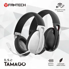  1 Fantech WHG01 TAMAGO LIGHTWEIGHT WIRELESS HEADSET سماعات أصلية مكفولة بأفضل سعر