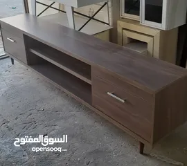  4 طاولات شاشه ديكورات داخلي خشب لامنيت 18م الون حسب الطلب الون حسب الطلب كفاله 5سنوات على اعمالنا