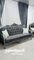  18 طقم كورنر خشب قراط ولاتيه مكفول سنتين اسفنج ضغط قماش وتر بروف. 6مخدات هدية  بفة لكل طقم كن