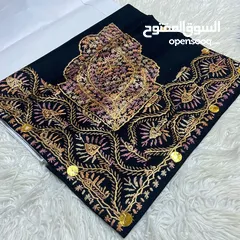  6 مصار نص ترمه كشميري خياطه يد