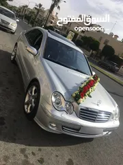  5 مرسيدس c200 موديل 2004 لون سلفر