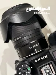  3 فرصة كاميرة نايكون Nikon Z7ii كالجديده مع العدسات وملحقاتها