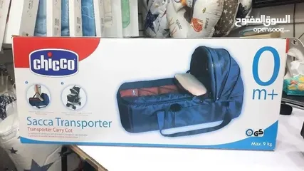  1 تخت بيبي مع فرشته وناموسيه وكوت بيبي شيكو