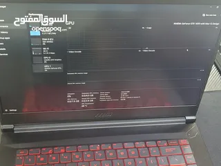  6 لابتوب ام اس اي MSI GF63 Thin 11SC GAMING LAPTOP