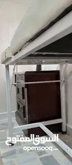  3 سرير مساج أو حجامة جلد لون ابيض ،،،،