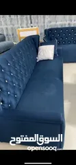  1 2 fancy dark blue sofas