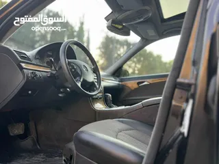  18 مرسيدس e200 موديل 2006 بحالة الوكالة فل اضافات افنتجارد لون اسود بالصلاة ع النبي ما شاء الله
