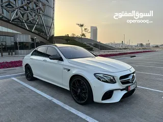  6 للبيع مرسيدس E63 s AMG اصلي وكالة خليجي موديل 2019 الموتر بحااالة الوكالة  (ست 6 فصوووص)