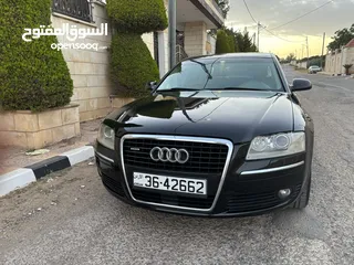  6 اوديA8L محرك كواترو فل كامل فحص كامل لارج ممشى قليل تم تخفيض اسعر  بسعر مغري