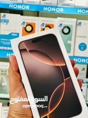  7 عرض خااص :iPhone 16 pro Max 256gb صحراوي الهاتف جديد ضمان وكيل سنه و ملحقات  و بأقل سعر لا يفوتك