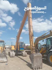  15 Hyundai 21 Ton long boom (14 mtr) chain excavator R-210LC-7, Model year 2008