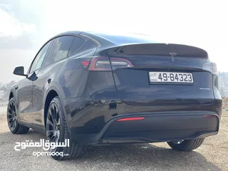  19 Tesla model y 2023 long range Dual motor  فحص كامل 7 مقاعد جمرك جديد