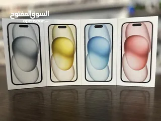  24 iPhone 15 (128GB/256GB) جديد  كفالة شرق اوسط لمدة عام من تاريخ الشراء الجهاز  يوجد بكج اصلي