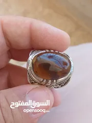  5 خاتم فضة قديم