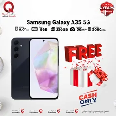  1 SAMSUNG A35 ( 256GB ) / RAM 8 NEW /// سامسونج ايه 35 ذاكرة 256 رام 8 الجديد