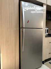  19 ثلاجة دايو ستانلس ستيل سلفر Daewoo Refrigerator FGT-36ENG (A+)