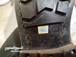  9 جزمه امريكي جلد طبيعي جديده مقاس 40