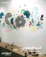  5 رسام علي الجدران mural art