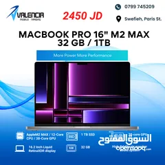  1 MacBook Pro M2 Max 32GB/1TB ماب بوك برو M2Max