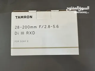  1 Tamron 28-200mm f/2.8-5.6 e-mount