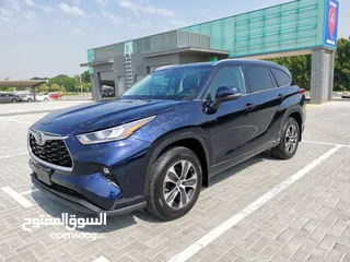  2 Toyota Highlander XLE - 2021- Blue