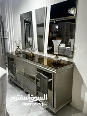  7 لعشاق الفخامه والاناقه  العرض المميز  غرفه السفره مكونه من ثلاث قطع