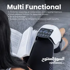 3 مدلك الركبة يو نيي من آريس تدليك كامل لمنطقة مفصل الركبة مع الإهتزاز والتسخين العلاجي شامل التوصيل