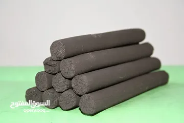  6 فحم شوي سداسي مضغوط