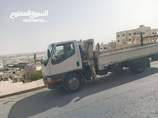  4 بكم ميتسوبيشي كانتر موديل 2003 فحص كوشوك جديد ترخيص جديد