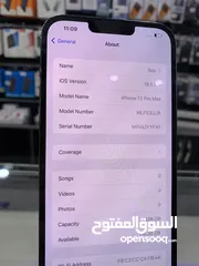  9 iPhone 13 Pro Max (128 GB) ايفون 13 برو ماكس مستعمل