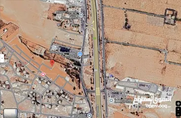  1 أرض للبيع 525 متر القسطل تبعد مسافة 500 متر عن شارع المطار, موقع مميز بجانب مسجد سلطانه من المالك